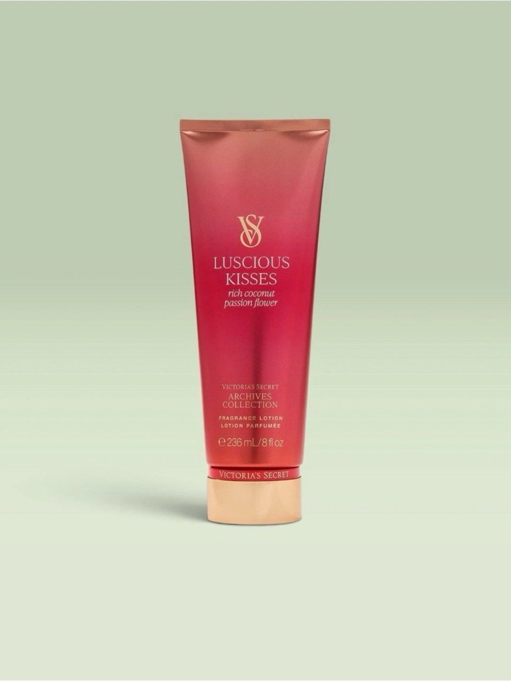 Victoria's Secret LUSCIOUS KISSES Fragrance Lotion ~ 8 fl.oz.